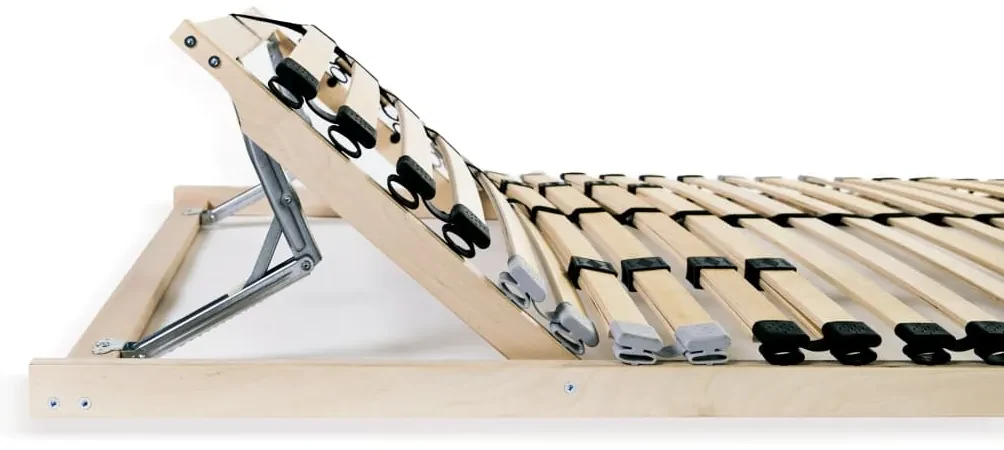 Estrado de ripas com 28 ripas 7 zonas 90x200 cm | BIANO