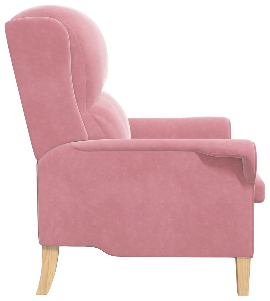 Poltrona Rosa Empoeirada Rosa Empoeirada