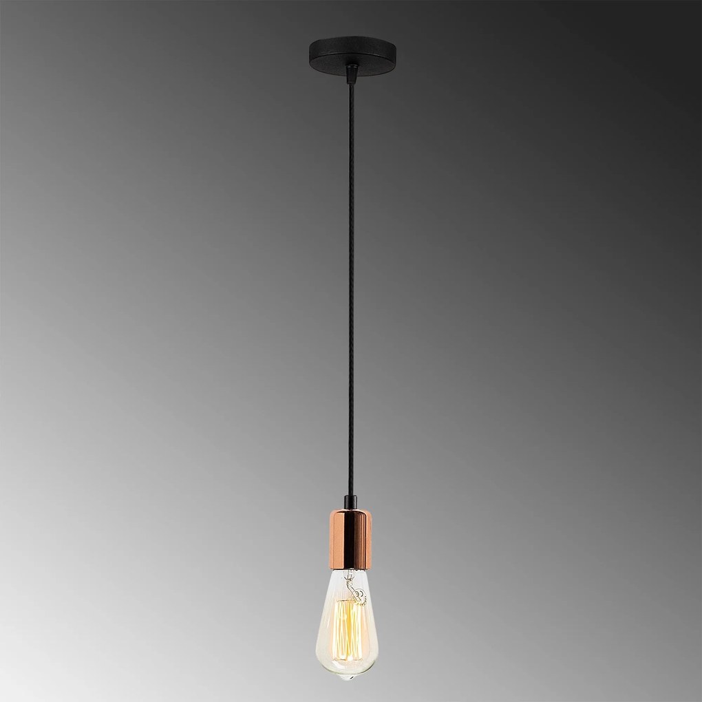 Candeeiro de Teto Kabluni – Cobre – Diâmetro 6 cm x Altura 102 cm