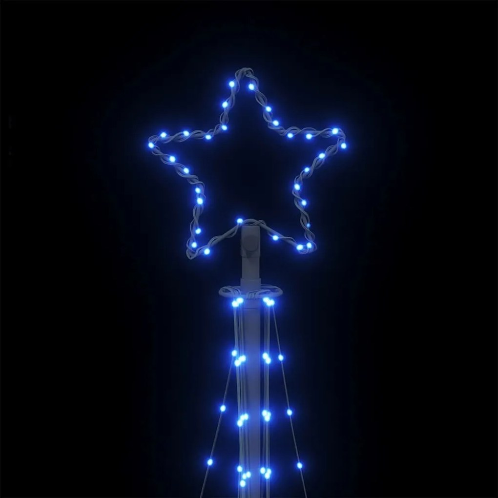 LED Árvore de Natal 447 LEDs Azul 249 cm