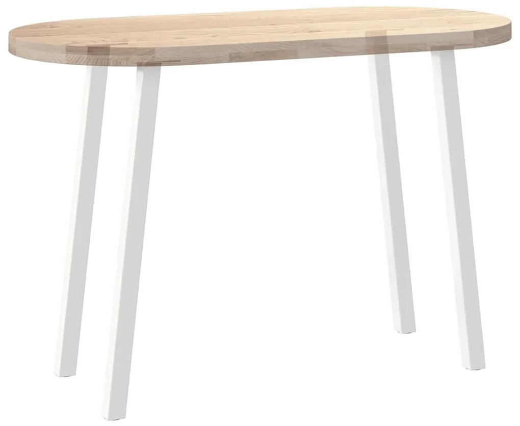 Pés de mesa de console 4 peças, branco, 72 cm, aço