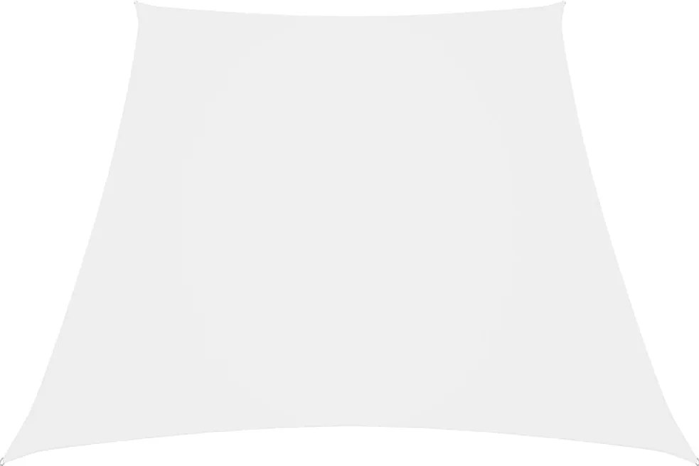 Para-sol estilo vela tecido oxford trapézio 2/4x3 m branco