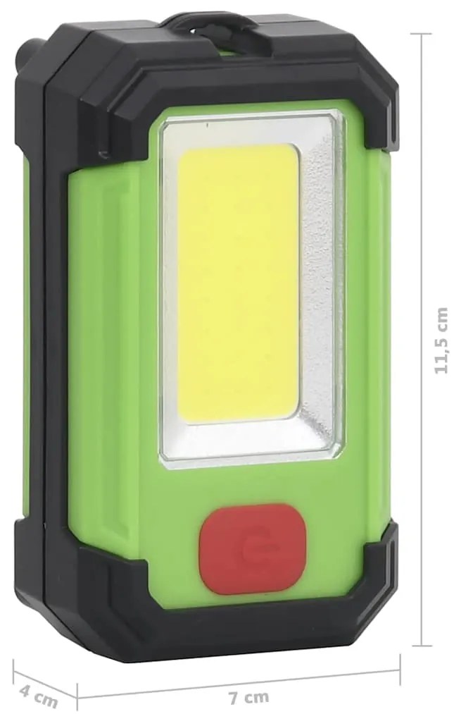 Holofote LED portátil alimentado a luz solar 7W branco frio