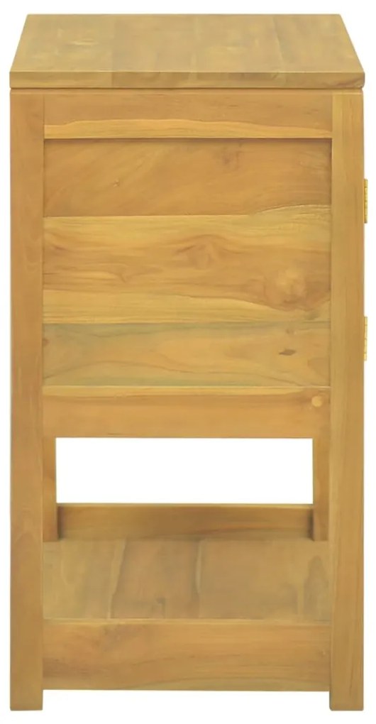 Armário de casa de banho 60x40x75 cm madeira de teca maciça