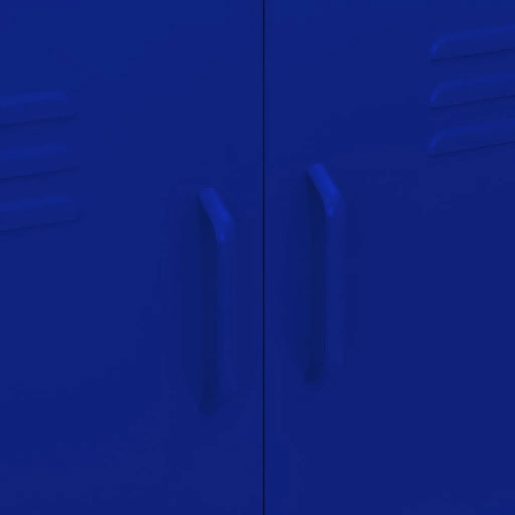 Armário de arrumação aço 80x35x101,5 cm azul-marinho