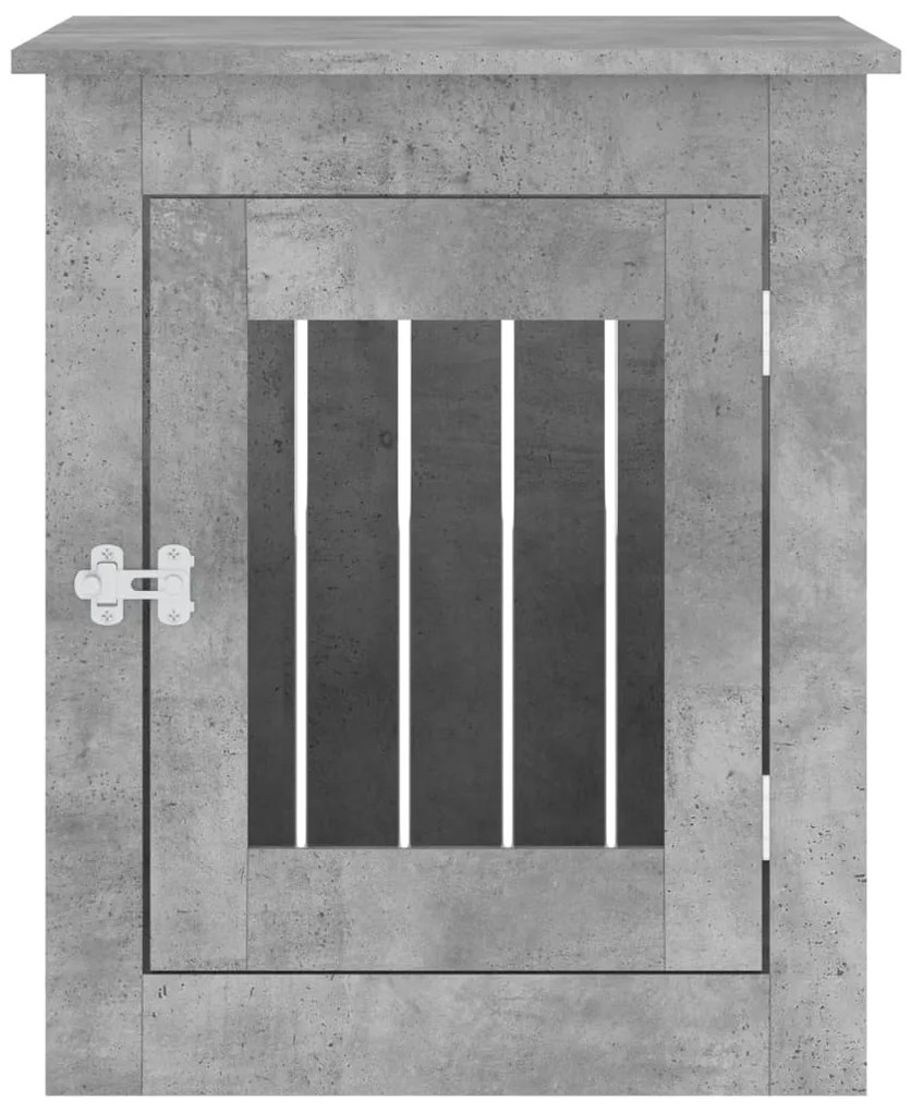 Móvel casota para cão 55x75x65 derivados madeira cinza-cimento