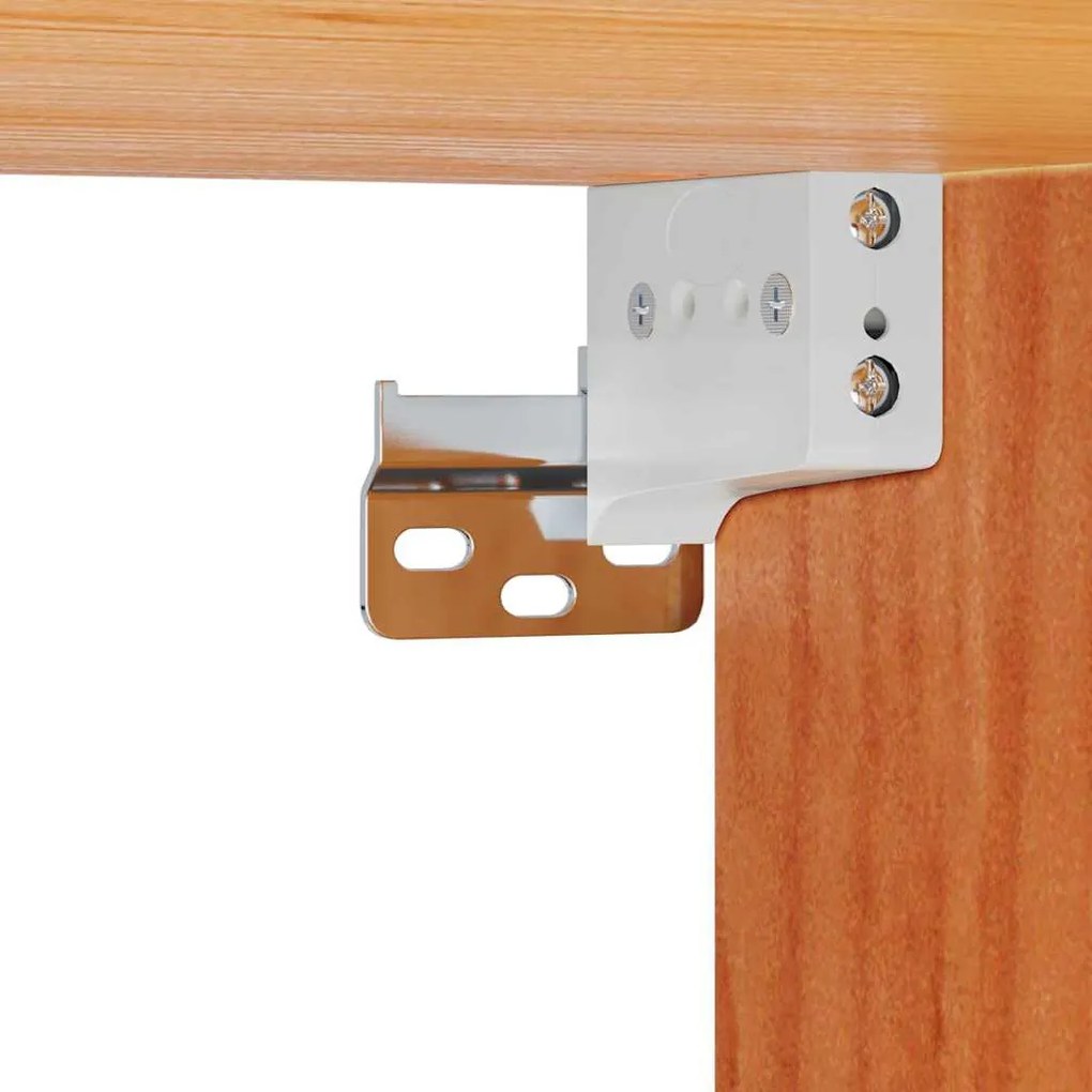 Mesa-de-cabeceira com gaveta Castanho-mel 38 x 36 x 29,5 cm