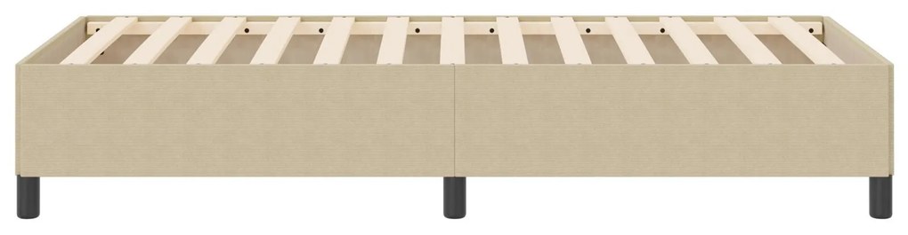 Estrutura de Cama Verde Claro Cinza 90x200 cm Tecido de Veludo Canelad