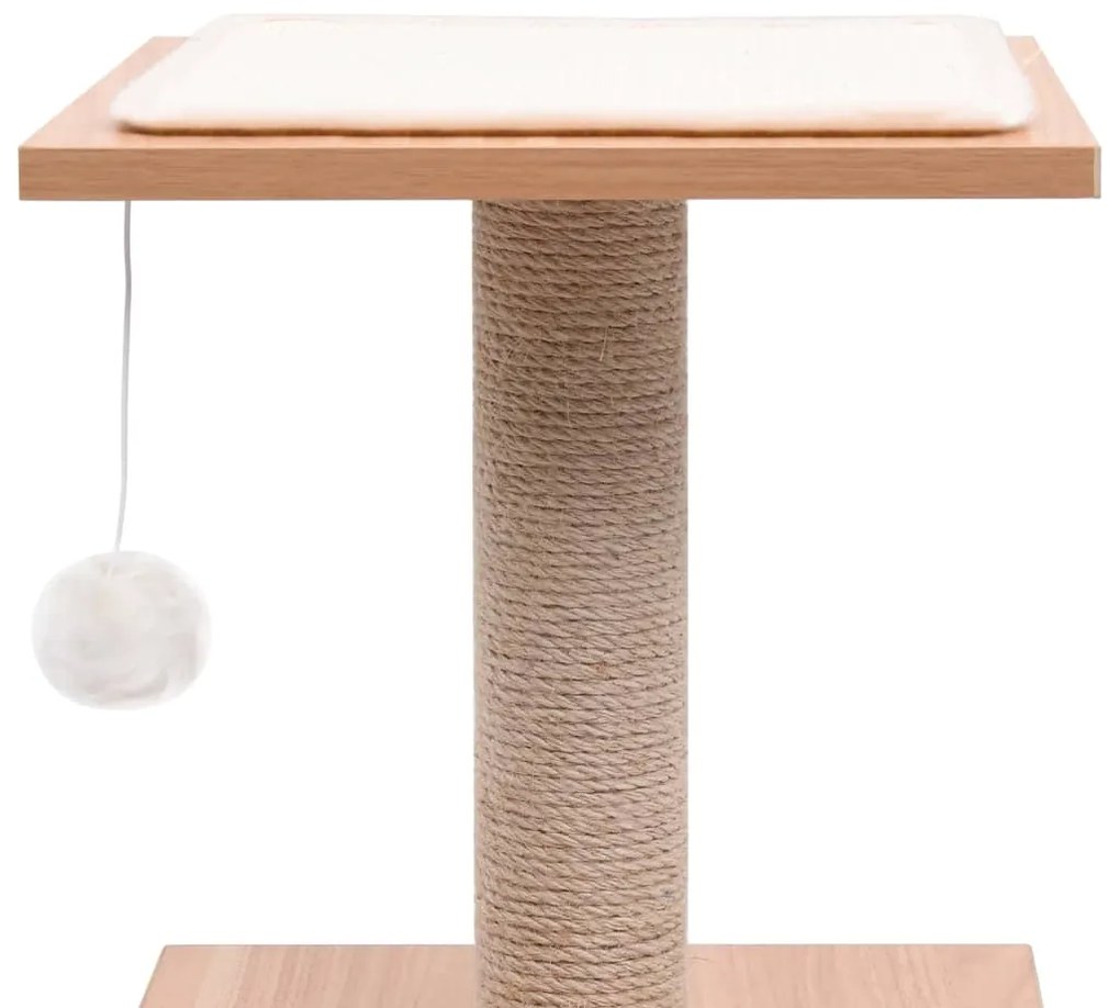 Árvore para gatos c/ tapete arranhador sisal 62 cm