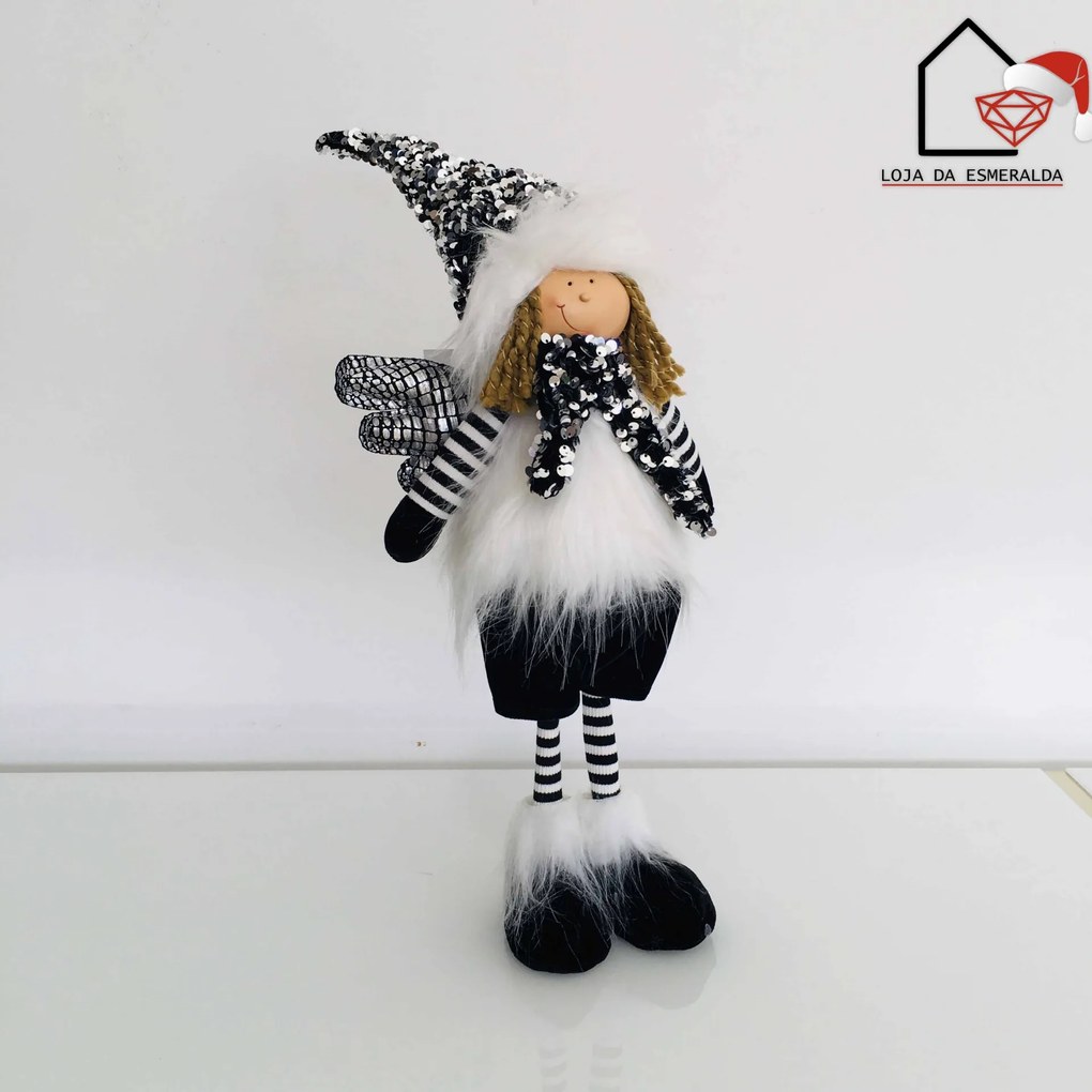 Boneca Natalícia | White&amp;Black