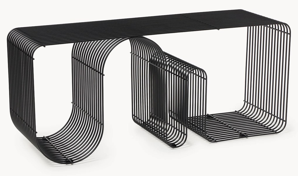 Banco de metal Curva