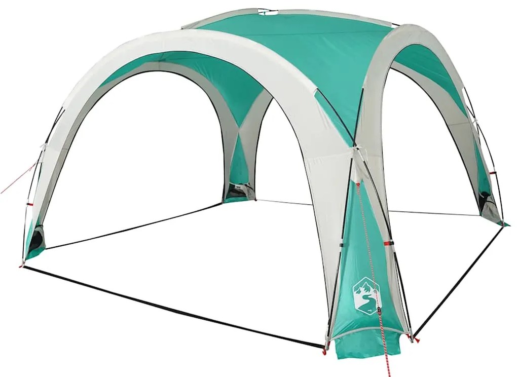 Tenda de festas impermeável verde