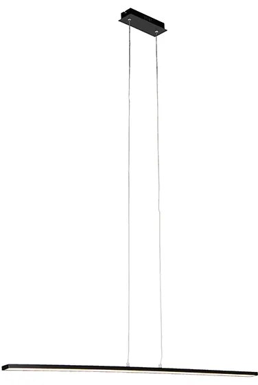 Candeeiro de suspensão design preto com LED - Banda Moderno