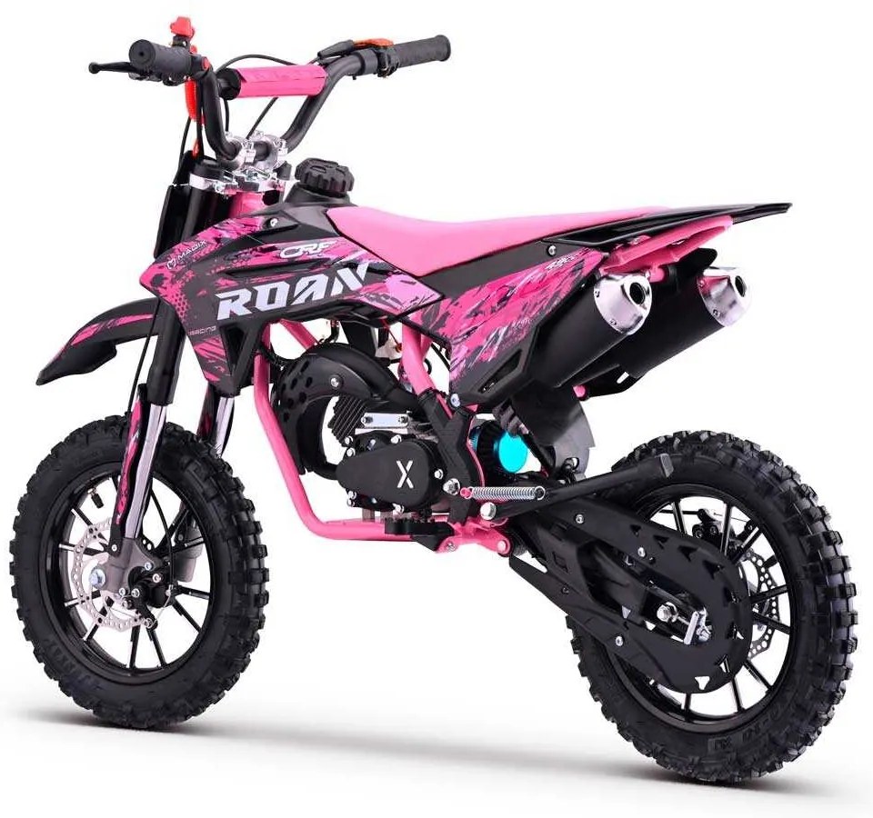 MINI MOTO Crianças MINICROSS gasolina 49cc Roan CRF 10/10" 3.5cv Rosa