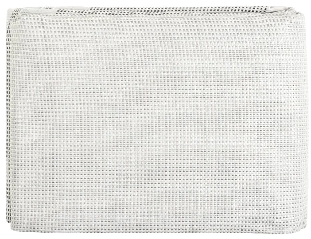 Tapete de campismo para tenda 650x300 cm cinzento