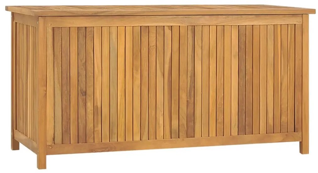 Caixa para jardim 114x50x58 cm madeira de teca maciça