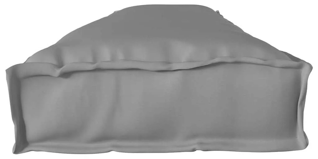 Almofadas para Banco 2 pcs Cinza 200x40x8 cm em Tecido Oxford