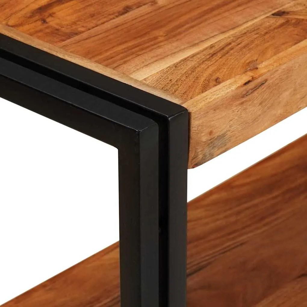 Mesa de Console 160x33x75 cm Acácia Bruta Maciça