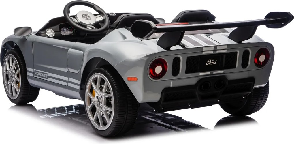Carro elétrico para Crianças 24V 4x4 Ford GT Rodas Espuma EVA, assento couro ecológico Cinzento