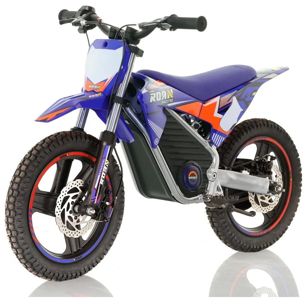 Mini moto elétrica para crianças Minicross electrica 350W 14/14" Warrior MX-E350 Azul