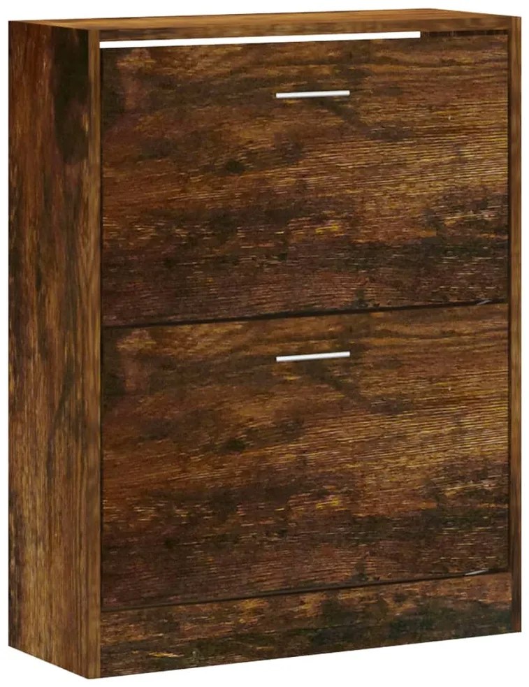Sapateira 63x24x81 cm derivados de madeira carvalho fumado