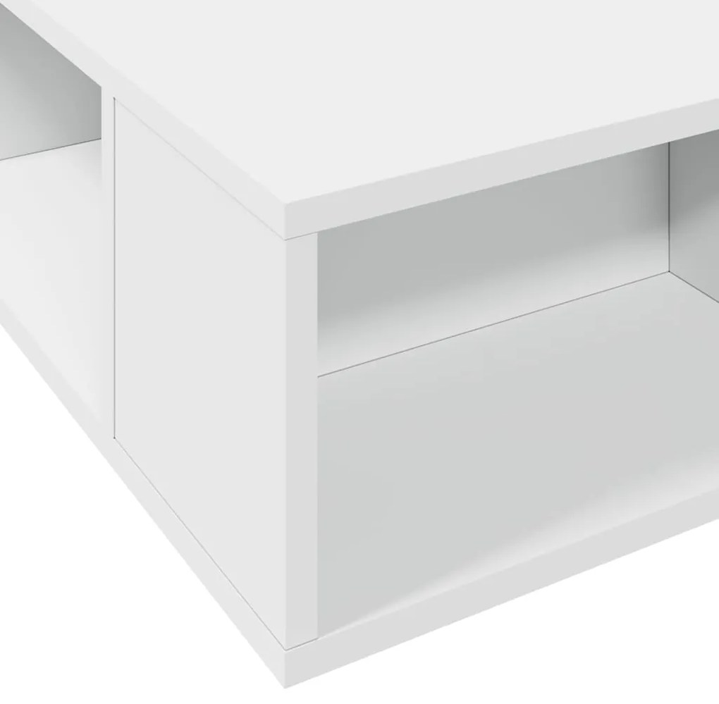 Estrutura de cama 160x200 cm derivados de madeira branco