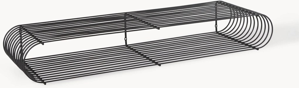 Estante em metal Curva, L 80 cm