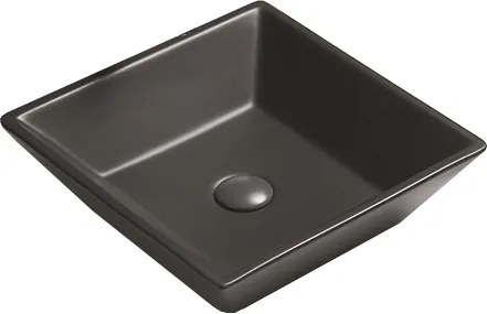 Mexen Pola lavatório de bancada 41 x 41 cm, preto mate - 22224185