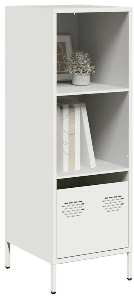 Móvel alto 35x39x103,5 cm aço branco