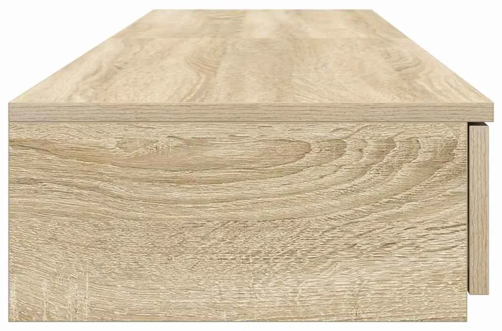 Cômoda vidaXL Carvalho Sonoma 135x36,5x16,5 cm em madeira laminada