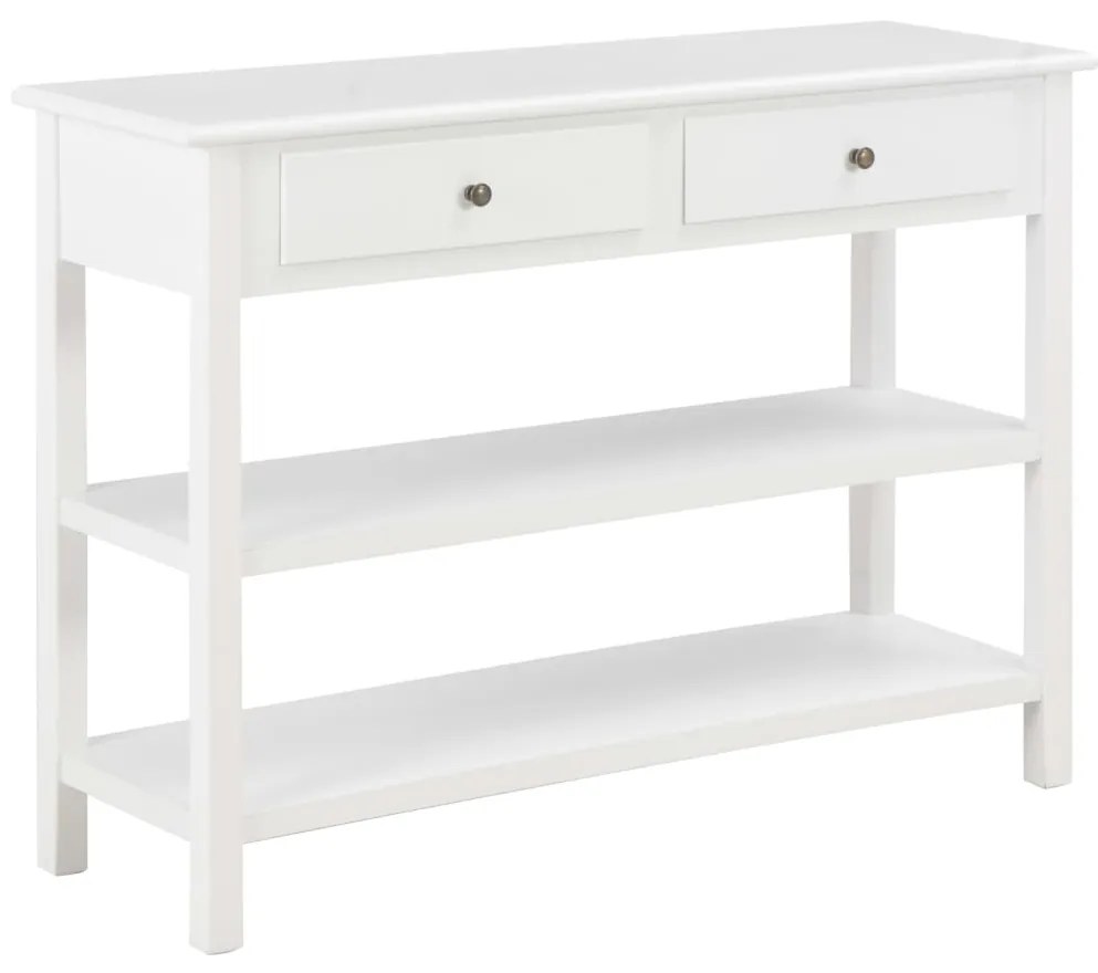 vidaXL Aparador 110x35x80 cm MDF branco