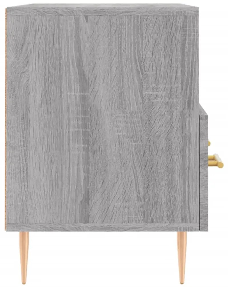 Móvel de TV 80x36x50 cm derivados de madeira cinzento sonoma