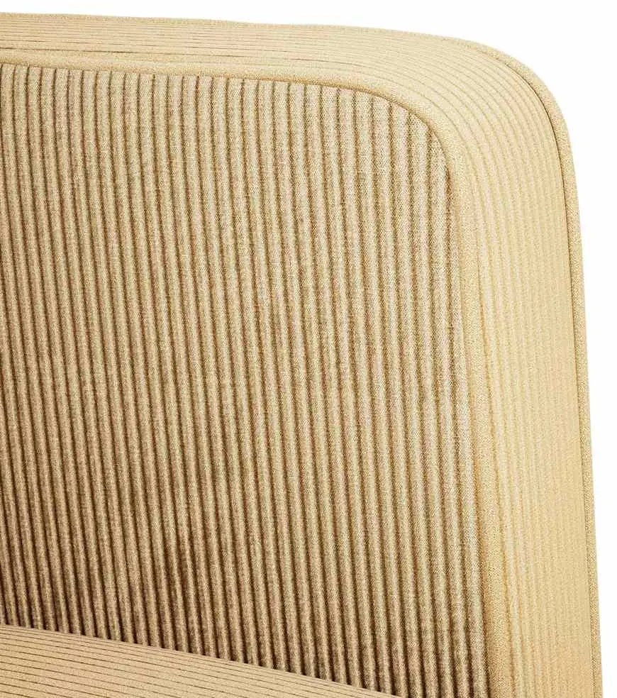 Poltrona com apoio de braços 54 cm tecido corduroy verde-claro
