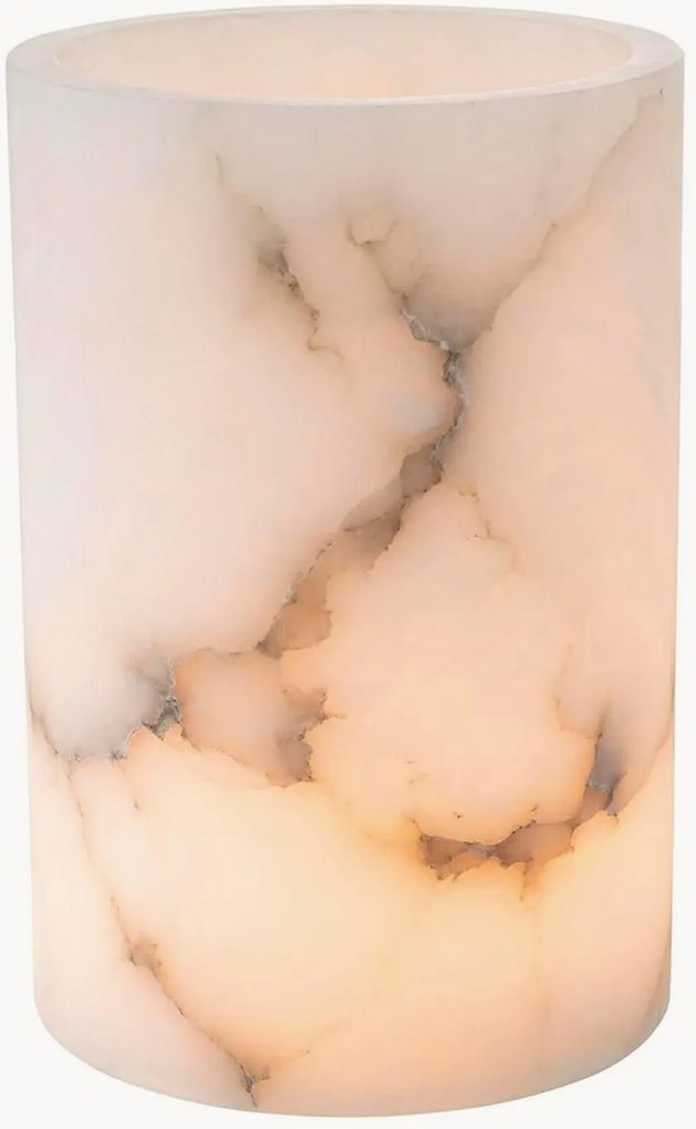 Lanterna em alabastro artesanal Mercer