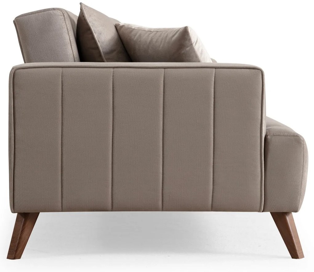 **** Sofá de 3 Lugares Buhara – Cinzento Claro – 100x78x220 cm
**