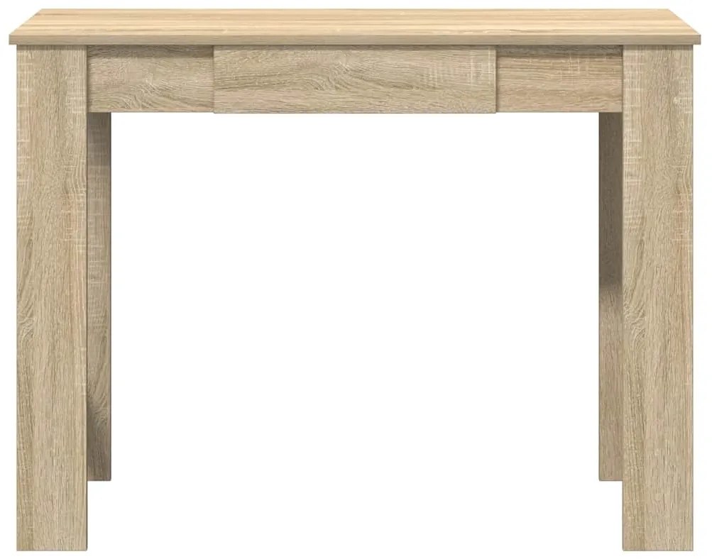 Secretária 100x45x75 cm contraplacado carvalho sonoma