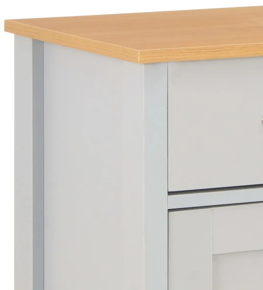 Aparador 79x35x81 cm cinzento