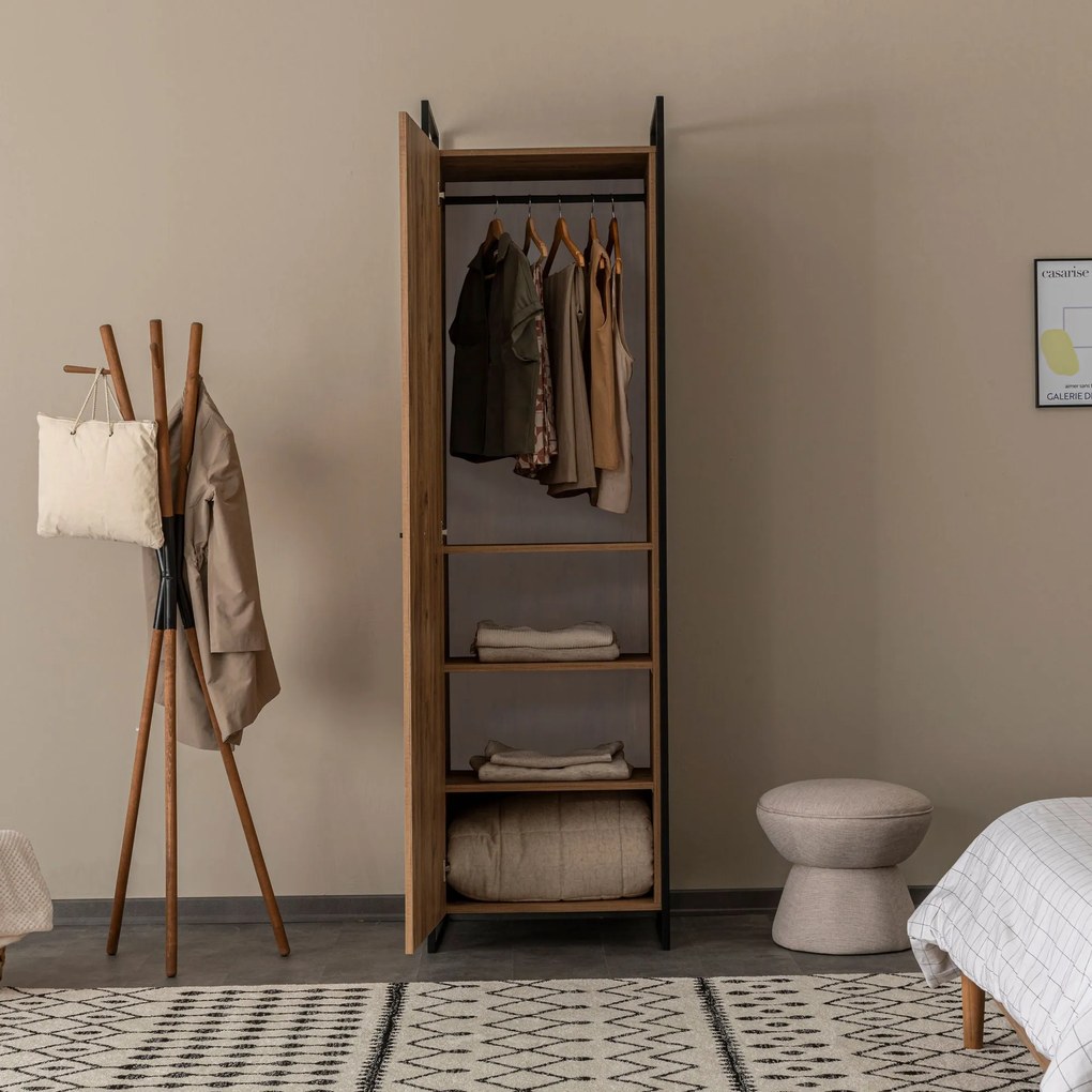 Roupeiro Dynamic – Pinho Atlântico – 64x225x52 cm