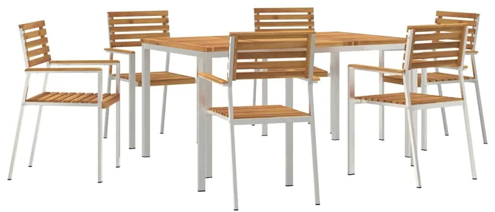 Conjunto de Jantar de Jardim 7 pcs