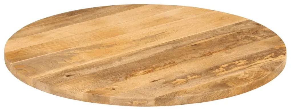 Tampo de mesa redondo Ø90x3,8cm madeira de mangueira maciça