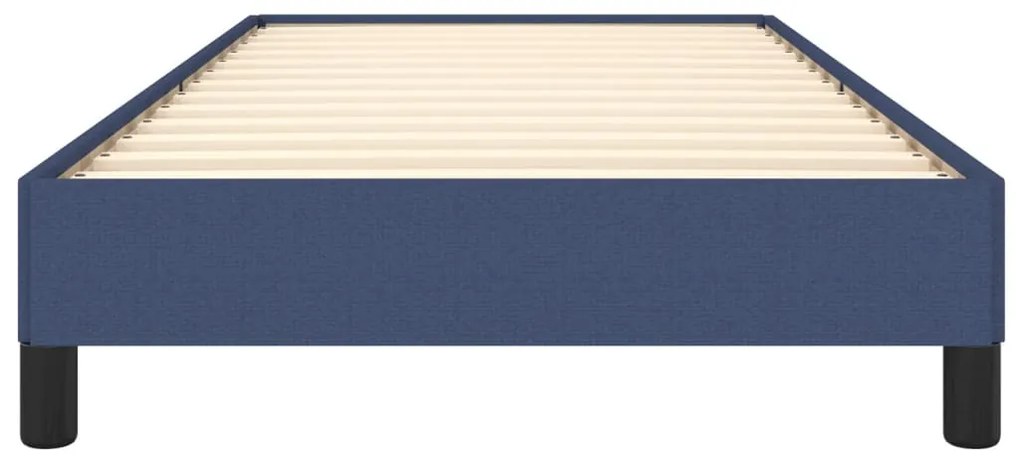 Estrutura de cama sem colchão 90x200 cm tecido azul