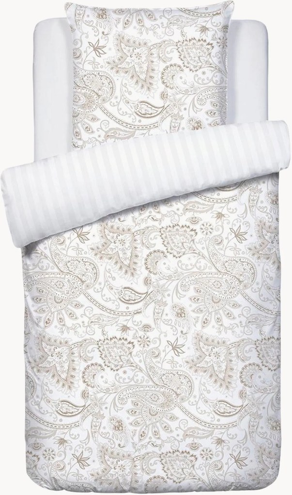 Conjunto de roupa de cama em cetim de algodão Indienne, vários tamanhos