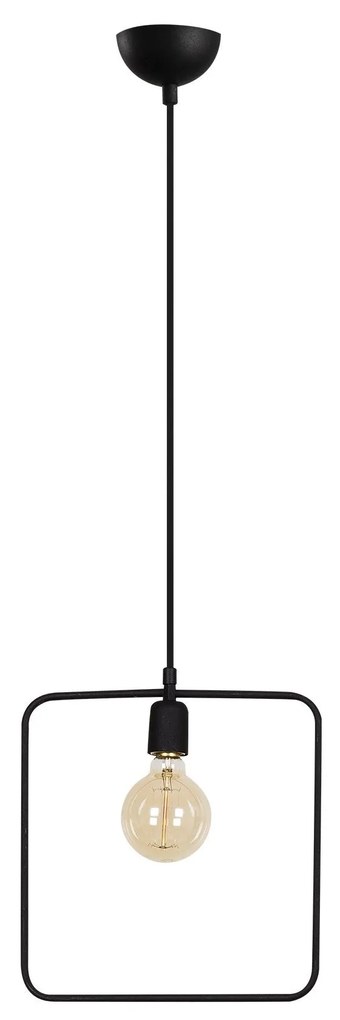 Candeeiro de Teto Geonni – Preto – 30 x 6 cm
