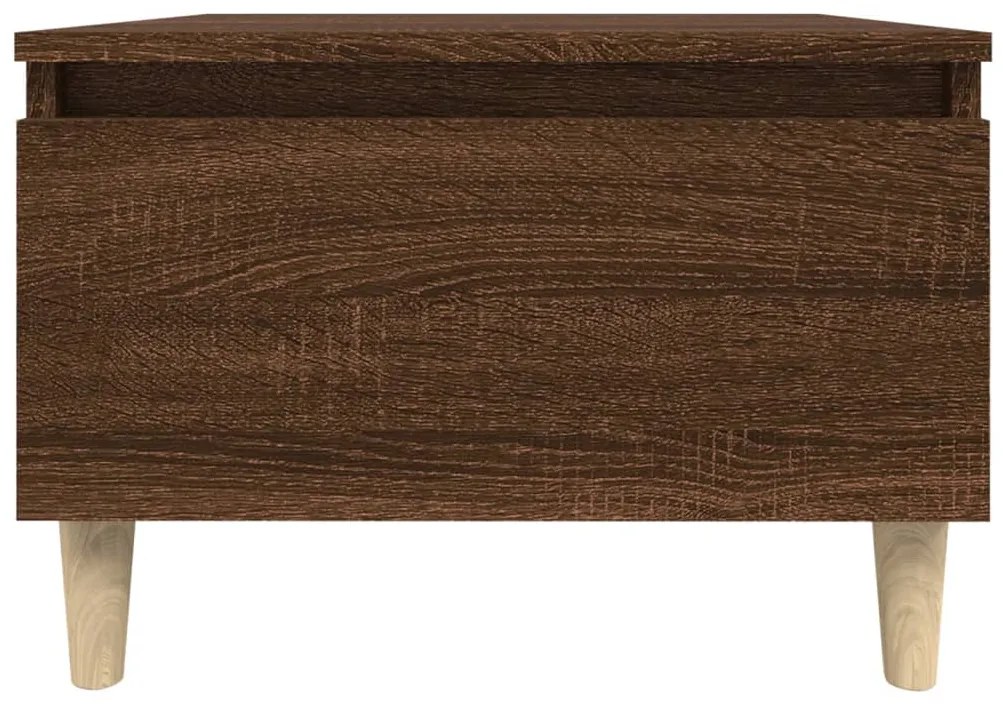 Mesa de apoio 50x46x35 cm derivados madeira carvalho castanho