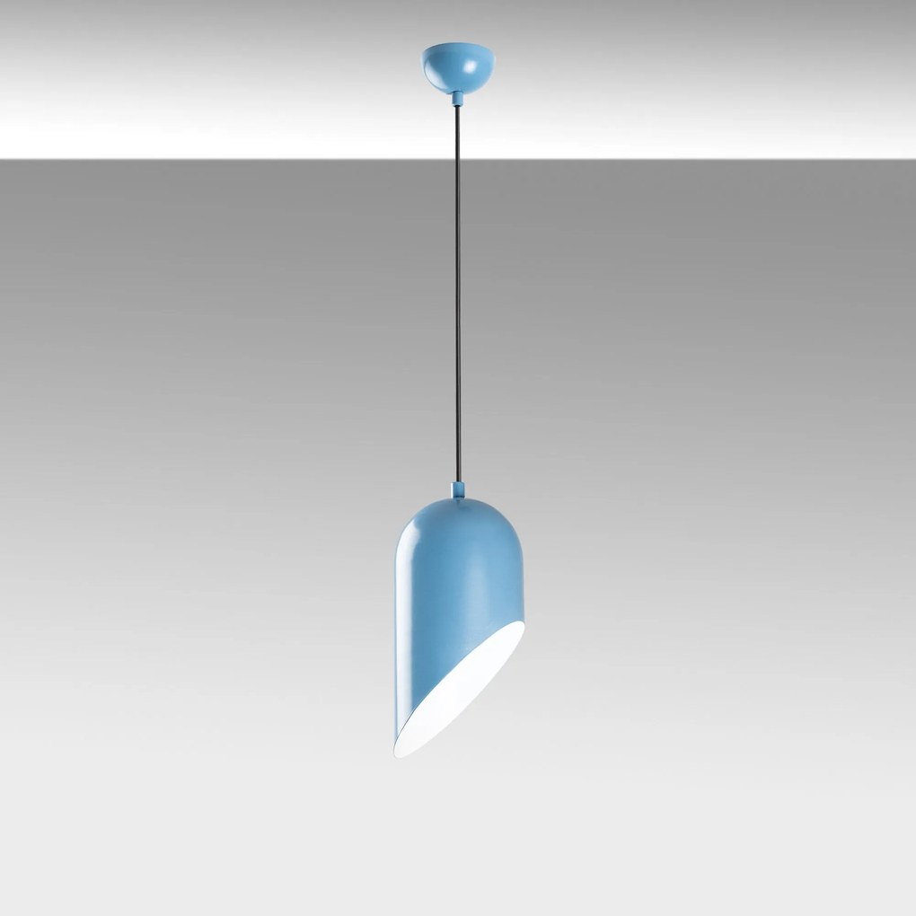 Candeeiro Kesik – Azul Claro – Ø14 h:25 cm