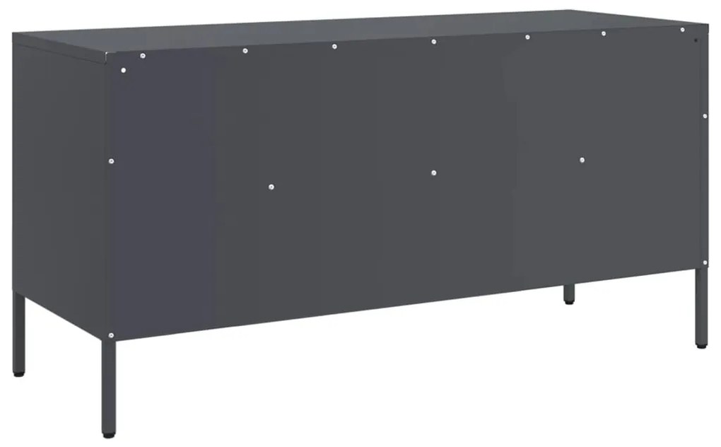 Móvel de TV 100,5x39x50,5 cm aço antracite