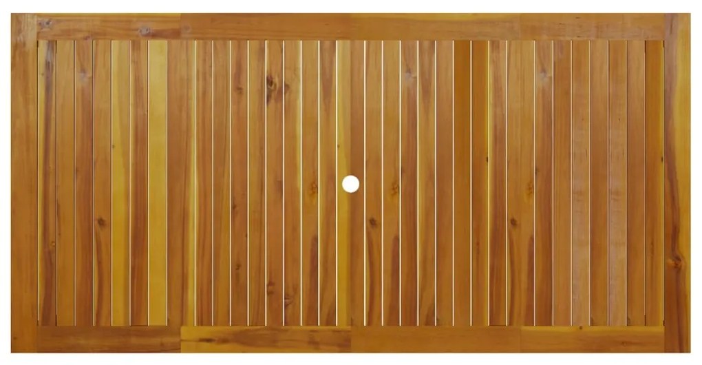 7 pcs conjunto de jantar para jardim madeira de acácia maciça