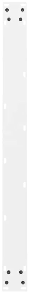 Pés para mesa de jantar , 2 peças, 100x (72-73) cm, branco, aço