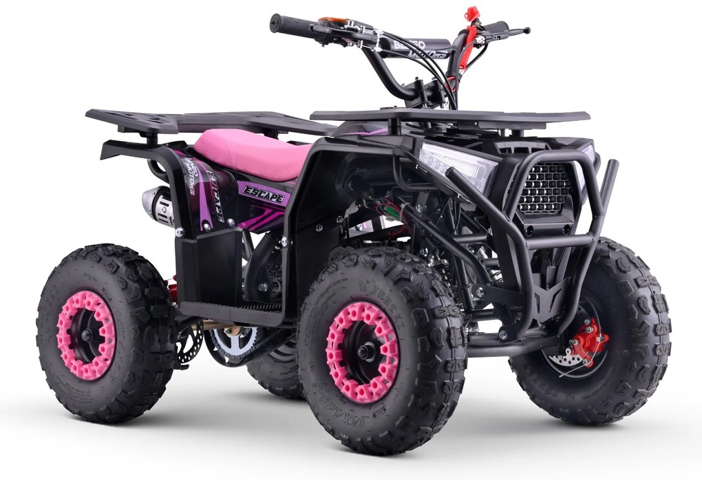 Moto 4 gasolina para Crianças Motors Quad Escape 49cc Rosa