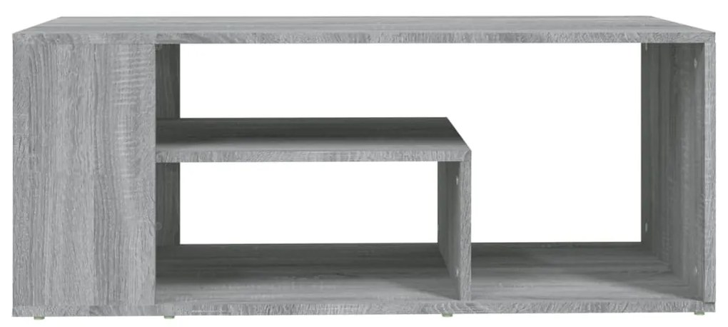 Mesa de centro 100x50x40cm derivados de madeira cinzento sonoma